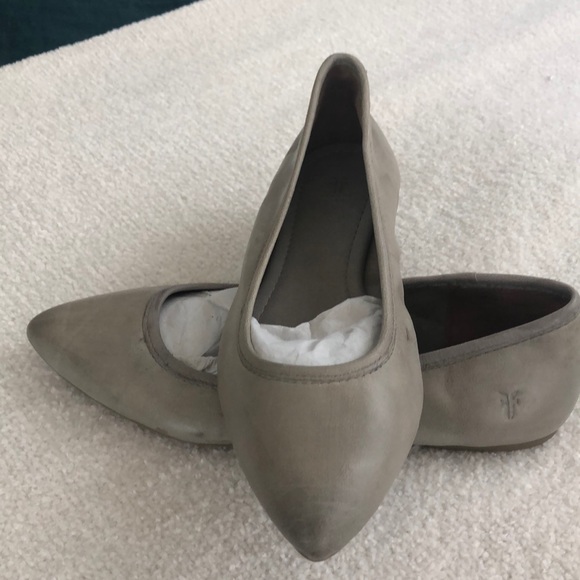 Frye Shoes - Frye gray leather ballet flats